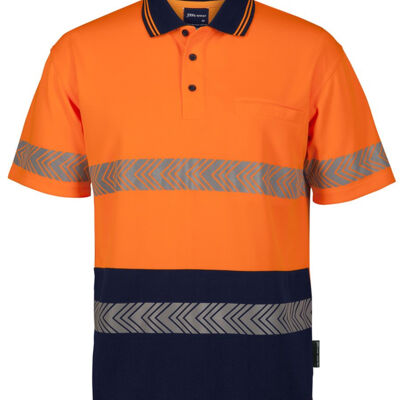 JB's HV S/S SEGMENTED TAPE POLO Thumbnail