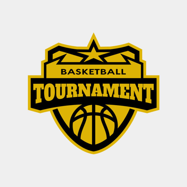 Tournament Basketball logo template 02 Thumbnail