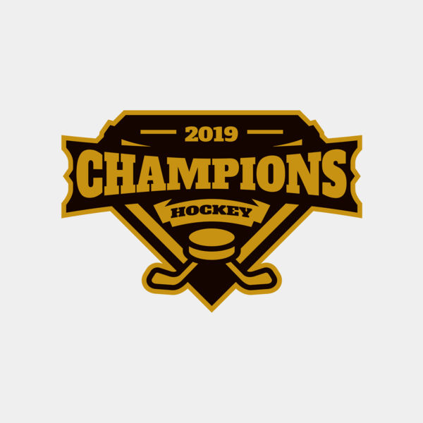Champions Hockey logo template Thumbnail