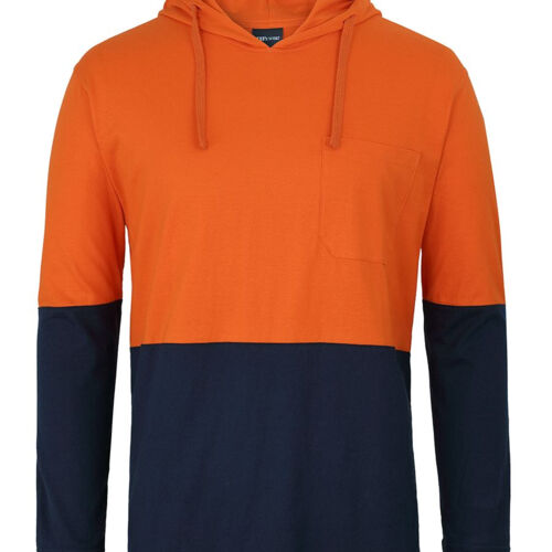 JB's  HV L/S COTTON TEE WITH HOOD Thumbnail