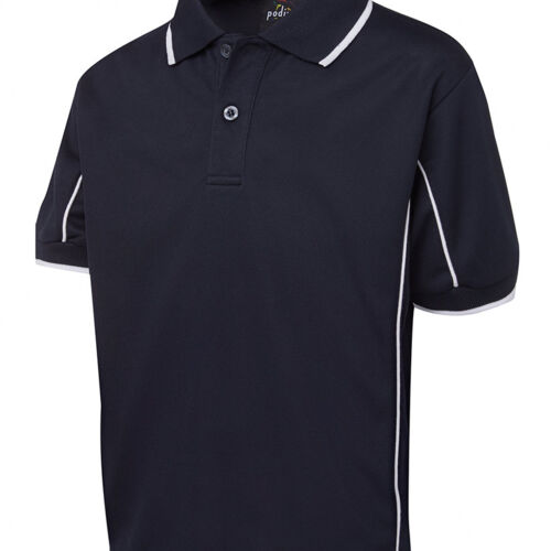 PODIUM KIDS S/S PIPING POLO Thumbnail